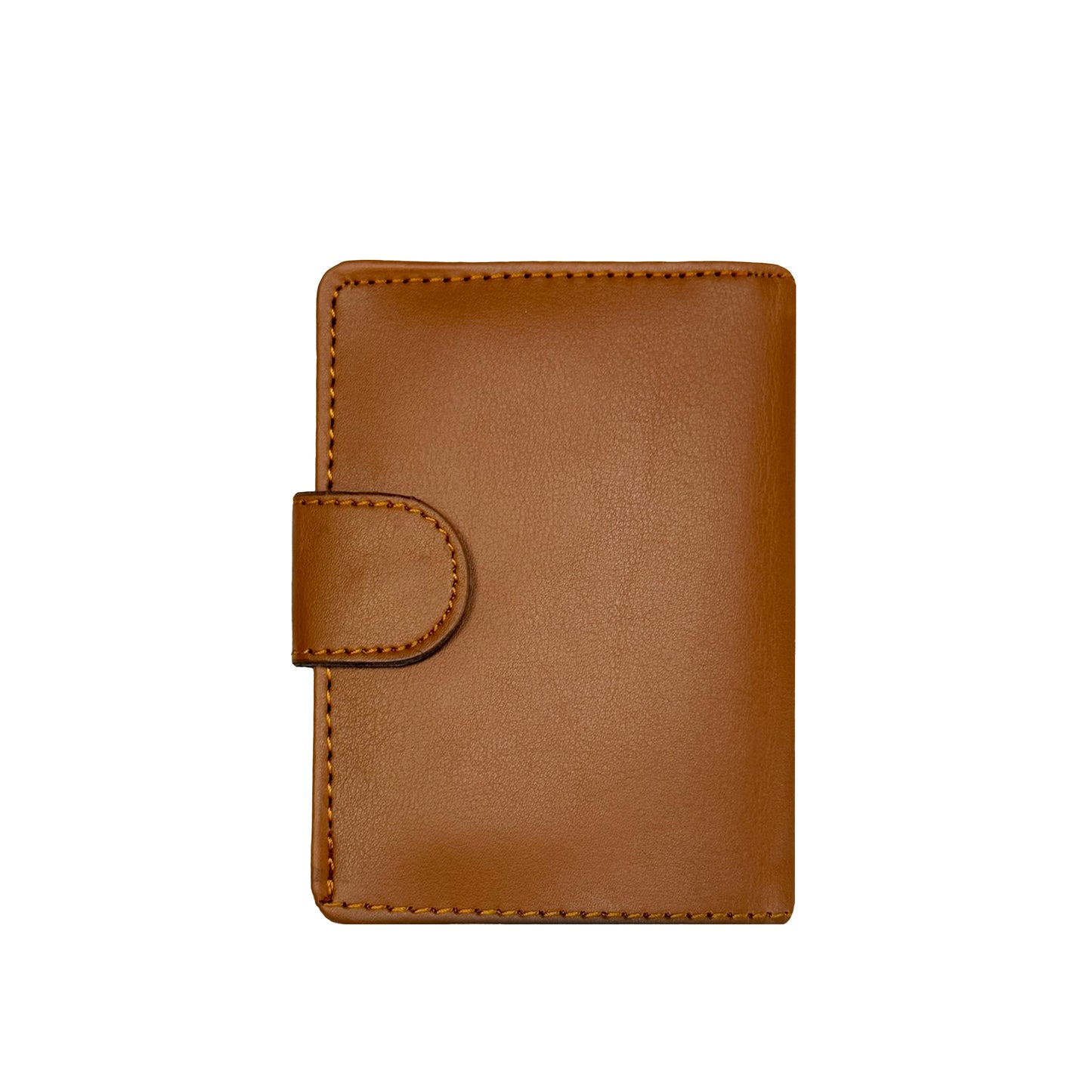 Leather Snap Closure Wallet with Multi-Card Storage