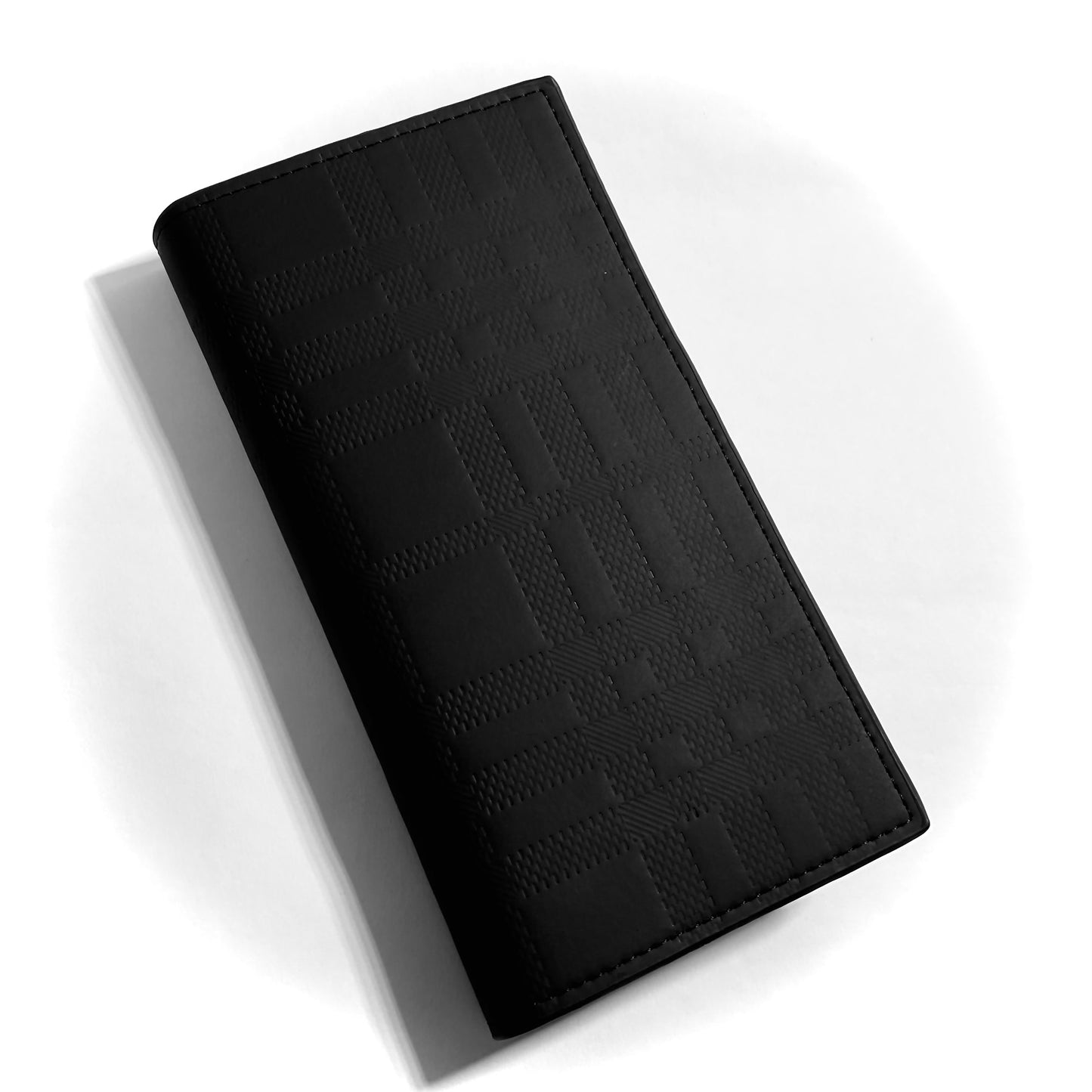 Sleek Patterned Leather Wallet
