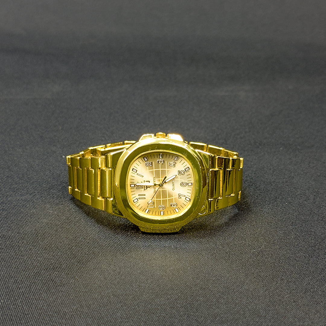 Branded PF Style Luxury Watch - Golden