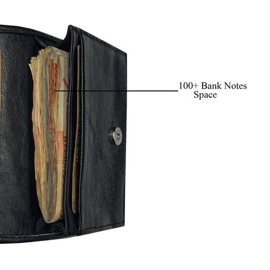 Sleek Premium Leather Wallet with Multi-Slot Design