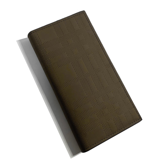 Sleek Patterned Leather Wallet