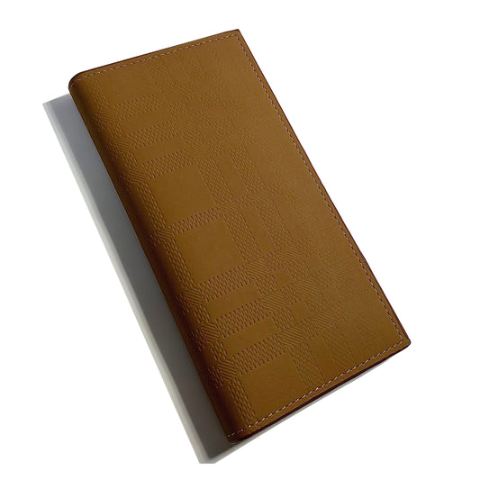 Sleek Patterned Leather Wallet