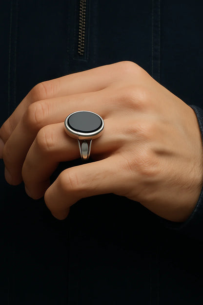 Eclipse Onyx Ring