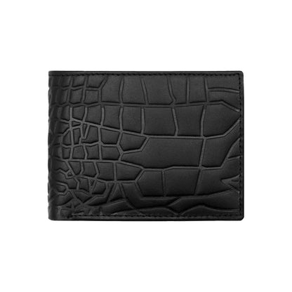 Luxury Genuine Leather Bi-Fold Crocodile Wallet