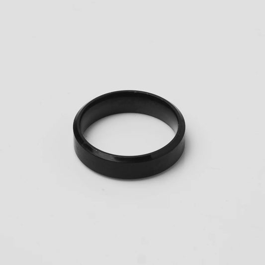 Obsidian Band Ring
